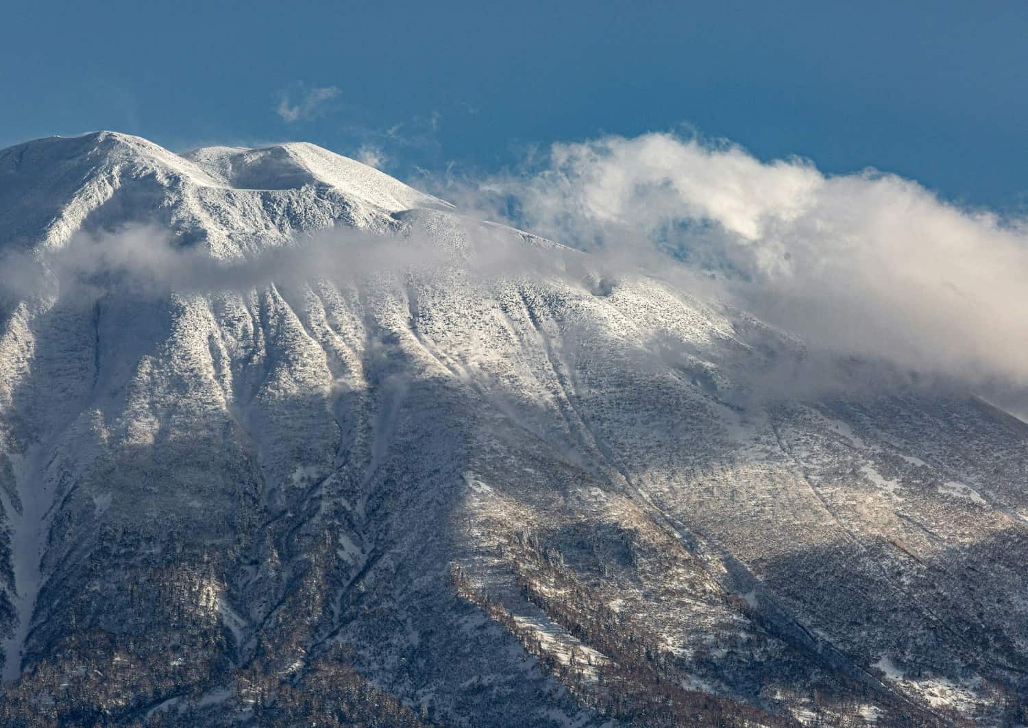 Der Mt Yotei in Niseko im Winter, Hokkaidō, Japan