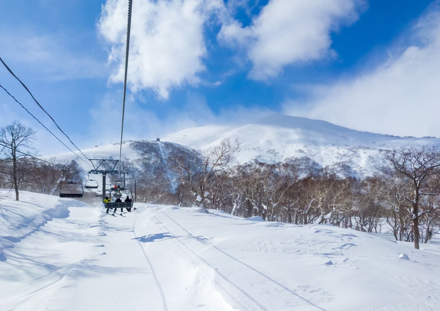 Skigebiet Niseko United auf Hokkaidō, Japan