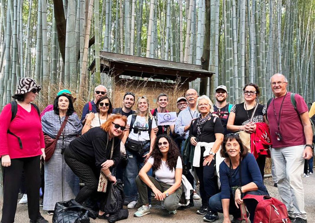 Eine Reisegruppe in Japan mit Japanspecialist