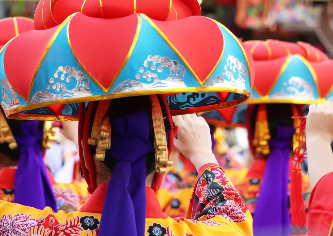 Traditioneller Kimono aus Okinawa