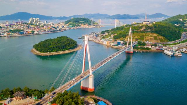 Ansicht von Yeosu