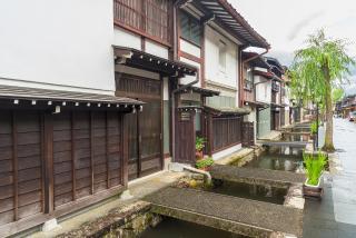 Historische Gebäude in Hida Furukawa
