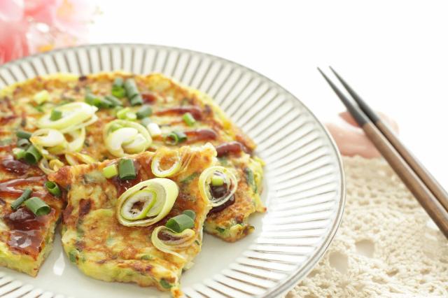 Negiyaki-Pfannkuchen