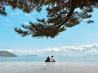 Seeseite von Naoshima 