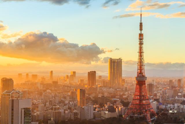 Blick vom Tokyo Tower Hauptdeck