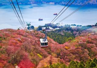 Seilbahn auf den Gipfel des Komagatake