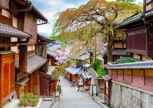 Straße in Kyoto