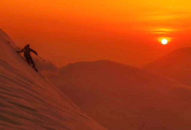Abseits der Piste in Niseko