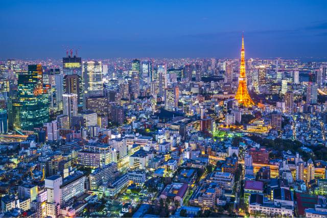 Tokio bei Nacht