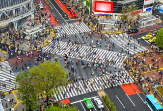 Shibuya-Kreuzung, Tokio