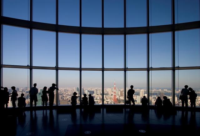 Skyline der Stadt, Tokio