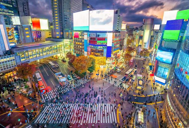 Shibuya-Kreuzung, Tokio