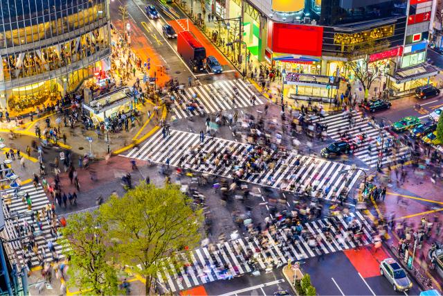 Shibuya-Kreuzung, Tokio