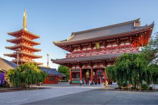 Kaminarimon am Senso-ji in Asakusa, Tokio