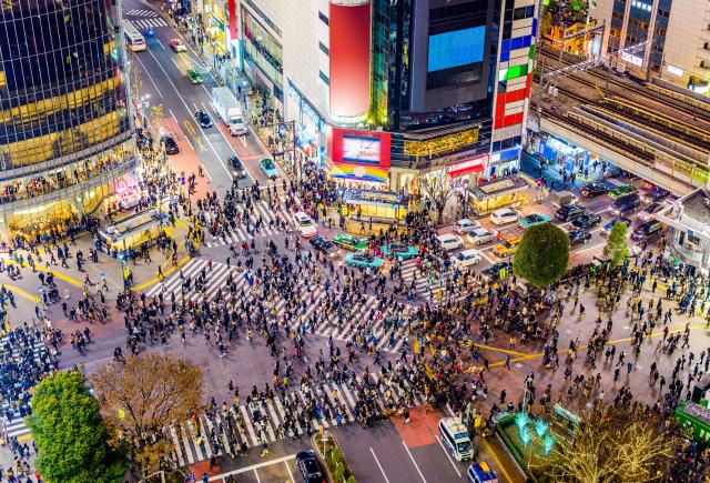 Shibuya-Kreuzung, Tokio