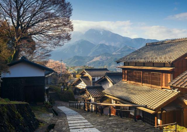 Der Blick von Magome-juku
