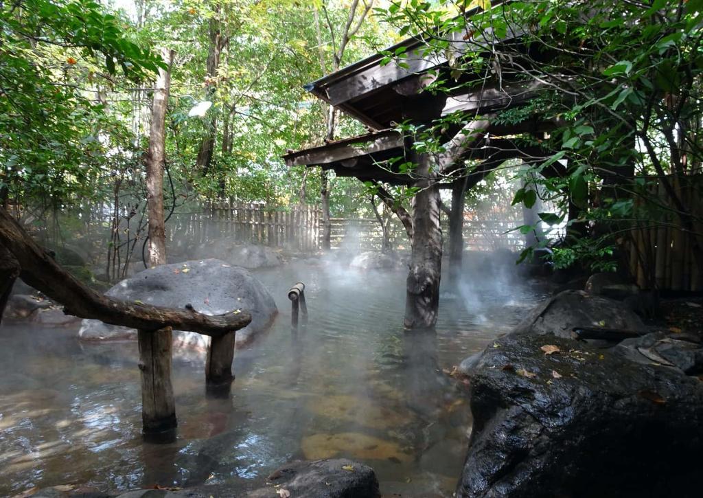Heiße Quellen in Kurokawa Onsen