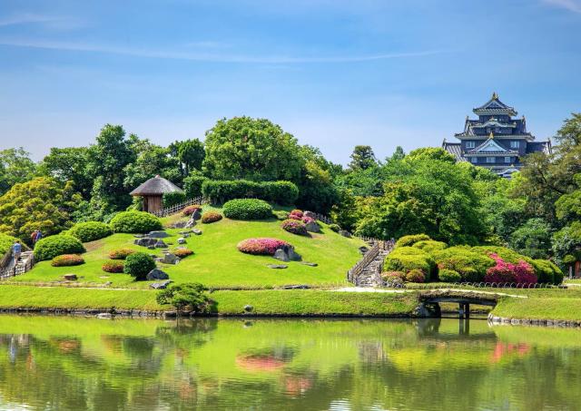 Korakuen Park im Frühling