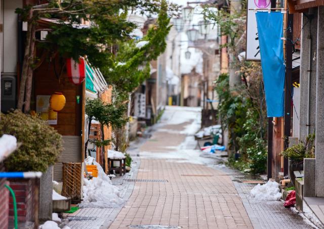 Straße in Shibu Onsen