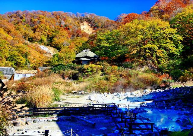 Natürliche heiße Quellen (Onsen)