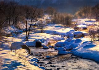 Miyama-Fluss in Hakuba