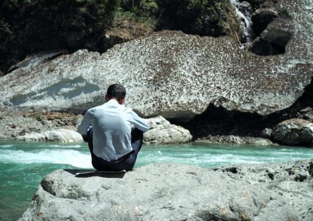 Natürliche heiße Quellen um Unazuki Onsen