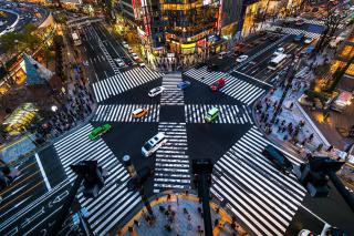 Ginza bei Nacht