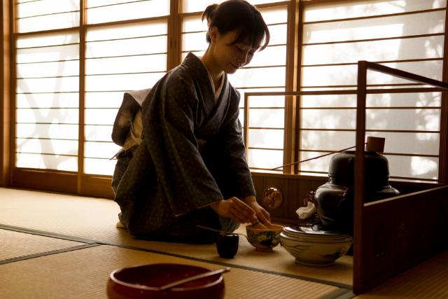 Teezeremonie, Kyoto 