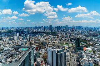 Skyline von Tokio mit Tokio Tower 