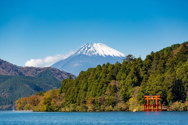Ashi-See mit Mt. Fuji, Hakone (optionaler Tagesausflug) 