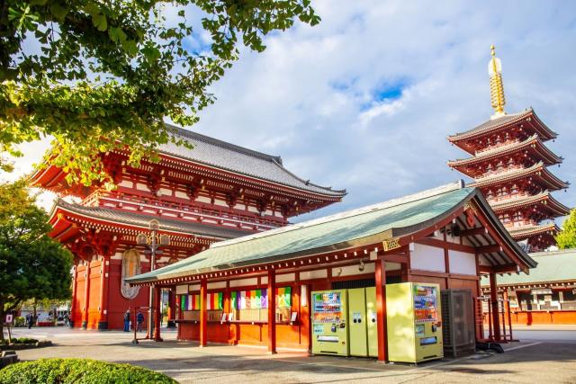 Sensoji-Tempel in Asakusa, Tokio