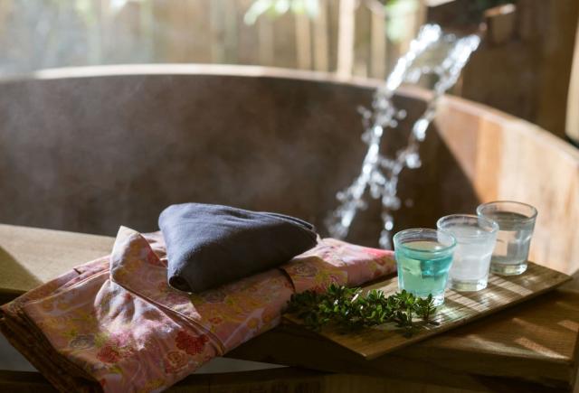 Onsen-Bad im Hakone-Nationalpark