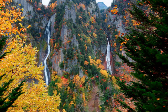 Ginga-Wasserfall, Sounkyo Onsen