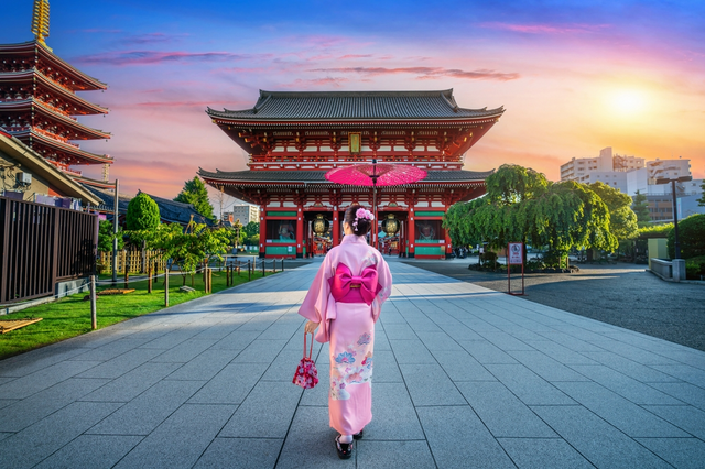 Sensoji-Tempel in Asakusa, Tokio 