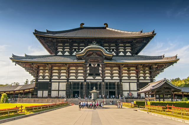 Die Haupthalle des Todaiji-Tempels, Nara