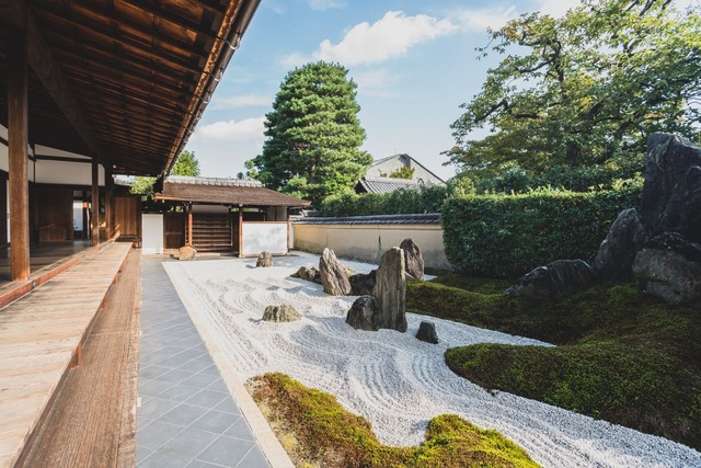 Zen-Felsengarten im Daitoku-ji-Tempel, Kyoto