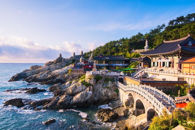 Haedong Yonggungsa-Tempel am Meer, Busan