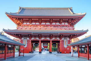 Das Tor des Sensoji-Tempels in Asakusa, Tokio