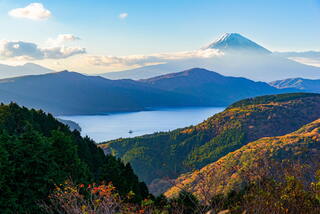 Ashi-See mit Mount Fuji, Hakone