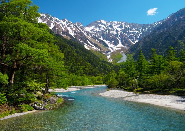 Kamikochi im Chubu-Sangaku-Nationalpark
