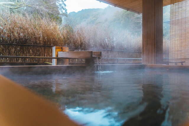 Heiße Quelle in einem Ryokan
