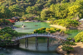 Ritsurin-Garten, einer der schönsten Gärten Japans, Takamatsu 